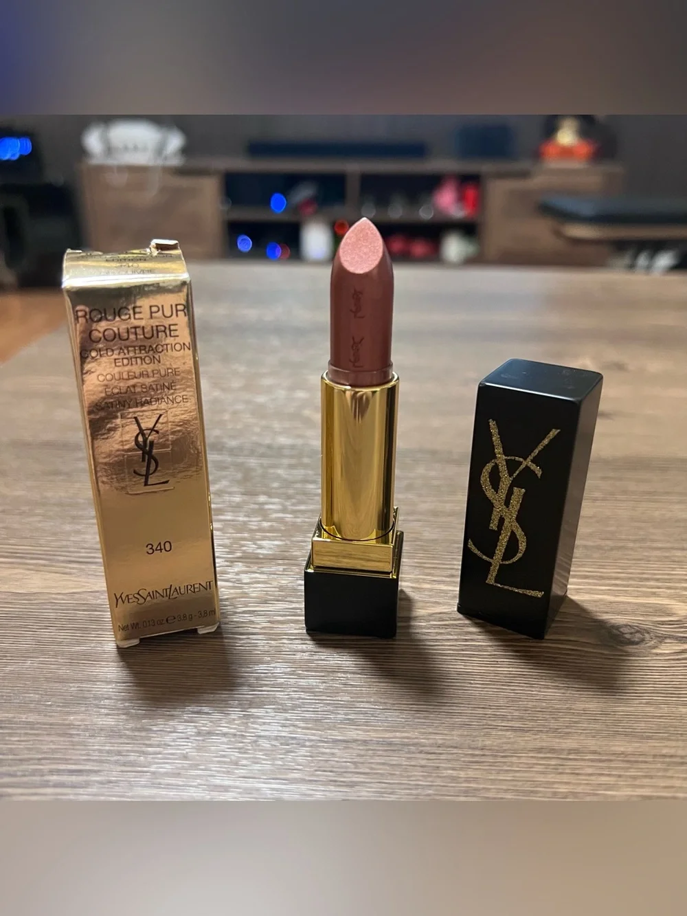 YSL Rouge Pur Couture Gold Attraction Limited Edition Lipstick 340 Or Cuivre